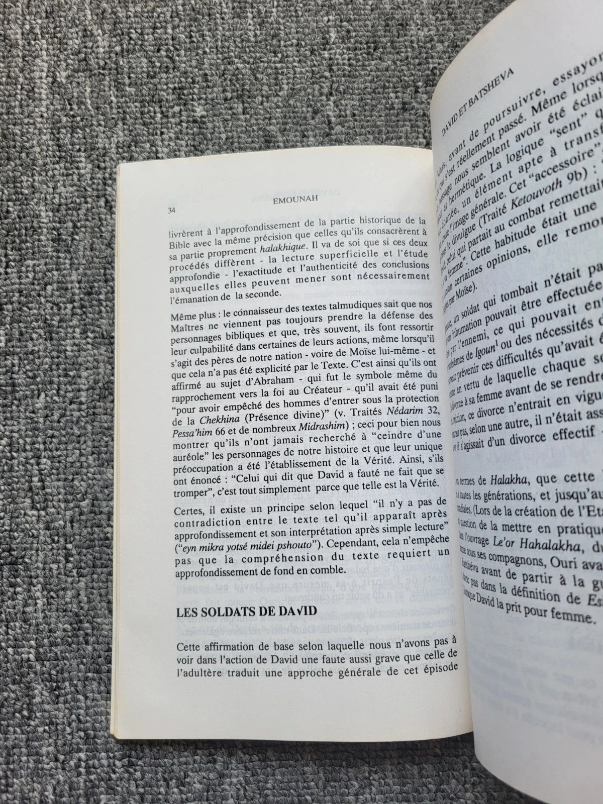 Livre Emounah n° 14 : Pensamento judeu, Torá, Judaísmo (Rabino Abdallah Somekh) - Raro – photo 4